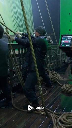 Titanic BTS: Crew vs The Sinking Hull Moment 🌊🎬 As the Titanic set tilts under controlled water pressure, crew members secure the hull edge while camera and VFX teams prepare the sinking illusion. Practical water, real force, and precise timing combine to sell one of cinema’s most intense disaster moments. ⚓💥 #TitanicBTS #Titanic1997 #JackDawson #JamesCameron #BehindTheScenes #MovieMagic #FilmSet #VFXBreakdown | Behind The Studio