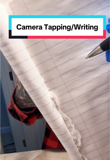 #tingles #cameratapping #lofiasmr #asmrwriting #fastandaggressiveasmr