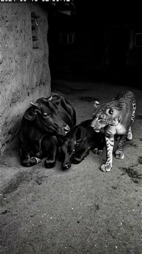 #animals #tiger #cow #wildlife #cctvfootage #unbelievable