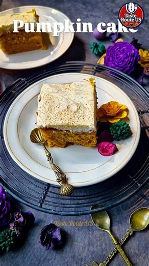 🎃🍰 MOIST PUMPKIN CAKE MAGIC 🍰🎃 Soft, spiced, and perfectly sweet — this pumpkin cake is pure fall comfort in every bite 🤎✨ Perfect with coffee ☕ or as a cozy dessert! 🍂 Short & Easy Recipe: 👉 Mix pumpkin purée, sugar, oil & eggs 👉 Add flour, cinnamon, nutmeg & baking powder 👉 Bake till fluffy & golden 👉 Cool frost (optional 😍) That’s it… simple & delicious! 👇 Want the full step-by-step recipe with measurements? Comment “PUMPKIN” 🎃⬇️ Tag someone who loves fall desserts 🍁 #PumpkinCak