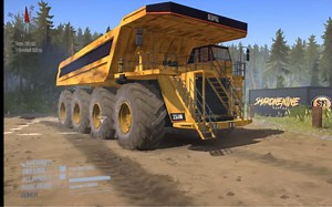 《SnowRunner》雪地奔驰，试驾全新巨无霸CAT矿山越野卡车