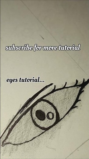 draw a eyes (tutorial)...#trending #tutorial