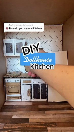 DIY Mini Kitchen Dollhouse: How to Make Kitchen Toys with Cardboard