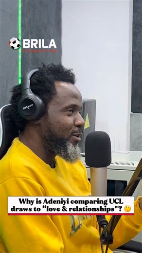 Is the Champions League draw scripted? Ifeanyi Udeze drops a bomb shell! 🤯 ...and why is Adeniyi comparing UCL draws to “love & relationships”? 🤔❤️ | Sports Radio Brila FM