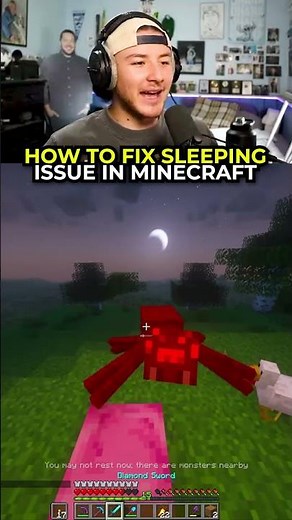 How To Fix Sleeping Issue In Minecraft