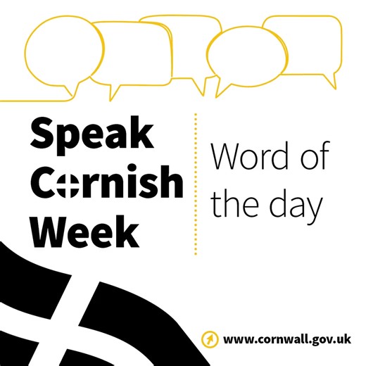 🗣️ It’s Speak Cornish Week! Listen to the video and have a go at saying our word of the day 🍦 If you want to learn more, see the Speak Cornish website -https://orlo.uk/Speak_Cornish_w5dDu | Cornwall Council