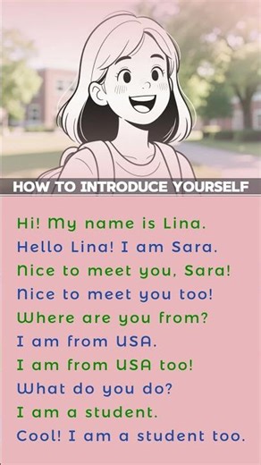 A1 English Practice - How to Introduce Yourself #a1english #slowenglish