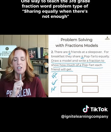 Teaching Fraction Word Problems in Third Grade