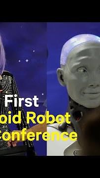 UN AI Event Holds World's First Humanoid Robot Press Conference