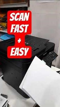 How to Scan Documents Faster! (Canon Printer Tutorial) 📄⚡