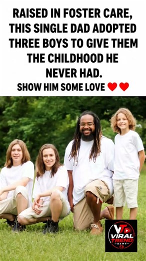 Single Dad Adopted 3 Boys to Give Them the Childhood He Never Had ❤️🥹 #Shorts