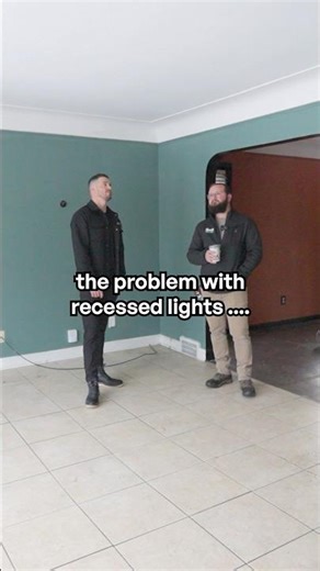 The problem with recessed lights …