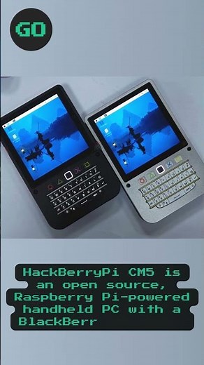 HackBerryPi CM5 is an open source, Raspberry Pi-powered handheld PC with a BlackBerry keyboard.