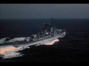 USS Robert L Wilson DD 847 refueling from USS Intrepid CV 11 during Project Gemini; March 1965