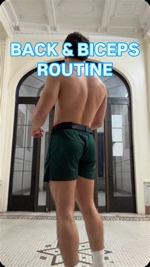 Pat Rick on Instagram: "HUGE Back and Biceps workout to get the meat shield posterior view and biceps for the BOYS (and girls) Also abs and shoulder flyes as well And some shower content at the end to feel like an influencer Routine: 1. ���Lat pulldown (7 sets) 2. ���Single arm lat pulldown (4 sets) 3. Barbell shrugs (5 sets) 4. ���Back extensions (3 sets) 5. ���Ab machine plank thing (3 sets) 6. ���Bicep curl machine (8 sets or more idk) 7. ���Forearm curl (3 sets) 8. ���More abs on crunch mach