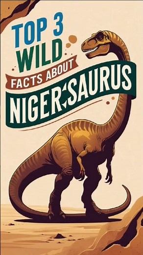Wild facts about Nigersaurus: #shorts #facts