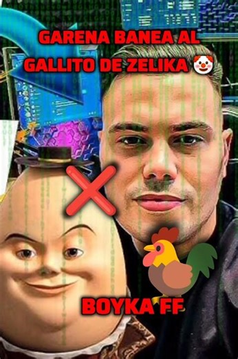 GARENA BANEA AL GALLITO DE ZELIKA 🤡 #freefire #pvp #lgang #boykaff #zelika