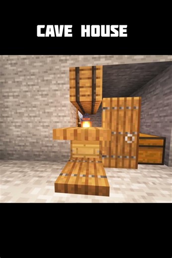 Minecraft Cave house