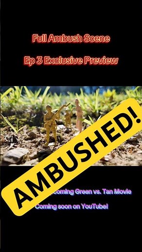 🔥 Full Ambush Scene | Green vs Tan Stop Motion Movie TRAILER