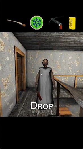 Granny Vs All Weapons Test 😱 #granny #scary #shorts