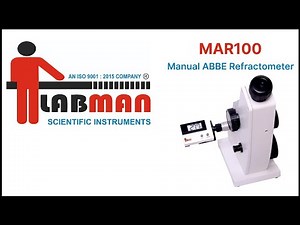 MAR100 - Manual ABBE Refractometer
