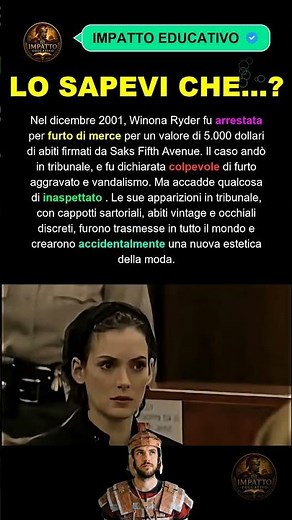 Nessuno ti ha detto questo sul caso Winona Ryder