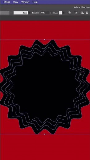 How to Create an Infinity Wavy Circle in Illustrator – Step by Step