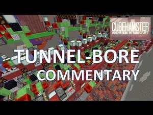 Minecraft: Automatic Tunnel Bore Machine - Commentary