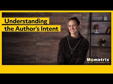 Understanding The Author's Intent