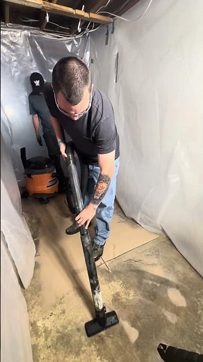 Installing a sump pump crock. #plumbing #sumppump #homeimprovement