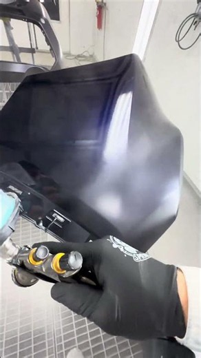 Glass ACTION 🎥 #satisfying #asmr #fyp #car #painting