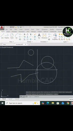 How to draw line, Polyline, Rectangle,Cirle and polygon in AutoCAD