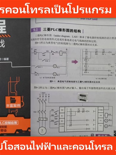 📘 สอนอ่านหนังสือ PLC ต่างประเทศ แม้ไม่เข้าใจภาษา แต่เข้าใจวงจรได้จริง! หลายคนที่เริ่มศึกษาระบบ PLC มักจะรู้สึกกลัวหนังสือภาษาต่างประเทศ โดยเฉพาะหนังสือจีนหรือญี่ปุ่น เพราะอ่านไม่ออกและกลัวว่าจะไม่เข้าใจเนื้อหา แต่ความจริงแล้ว “ภาษาของวงจรไฟฟ้า” และ “ภาษาของ Ladder Diagram” คือภาษาสากล ที่คนในสายอาชีพไฟฟ้าทั่วโลกใช้เหมือนกัน ในคลิปนี้ผมเลยหยิบหนังสือ PLC 编程 从零基础到实战 (PLC Programming: From Zero to Practice) มาสอนให้ดูทีละขั้นตอนว่า #ต่อให้เราอ่านภาษาจีนไม่ได้ ก็สามารถเข้าใจเนื้อหาทั้งหมดได้จากการส