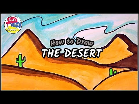 How to Draw the Desert! | Drawing For Kids | Educational Art Videos For Kids