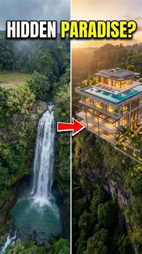 From Empty Cliff to Hidden Waterfall Luxury Villa