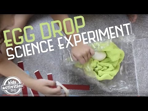 Simple Kids Physics Experiment - Make an Egg Drop Without Breaking