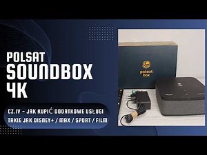 Polsat soundbox 4K decoder - review part 4 how to buy services and additional packages in the dec...