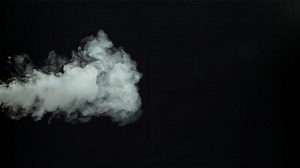 Super slow motion thick smoke. High quality FullHD footage