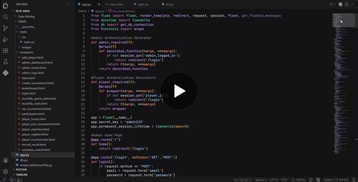 Automated Tournaments with MATCHPOINT: Flask MySQL System | Kashyap Ramakrishnan posted on the topic | LinkedIn
