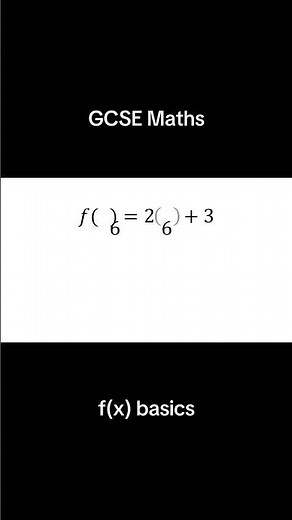 What does f(x) mean?Explaining function notation clearly #Functions #GCSEMaths #MathsRevision