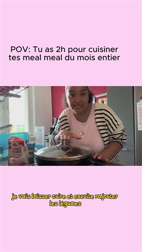 MA RECETTE DE RATATOUILLE DE POULET AU CURRY 🍛 #mealprepideas