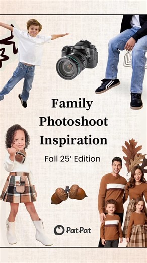 Fall family photoshoot inspo unlocked! 📸 From apple orchards to cornfield strolls, we’ve got matching family outfit ideas that make every autumn snapshot feel extra special. Denim jackets for mommy & me, cozy plaid classics, and chic twirl-worthy dresses — PatPat has looks for every fall moment. https://www.patpat.com/collections/halloween-outfits | PatPat