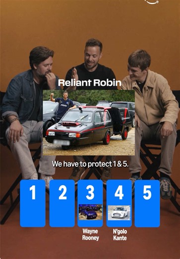 Blind ranking footballers' cars 🫣🚗⚽️ The Grand Tour is OUT NOW on Prime Video 🎬 #GrandTour #TheGrandTour #Prime #PrimeVideo