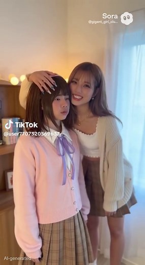 身長190cmのみなとちゃん(21歳)に女装させられてしまう身長170cmの兄(24歳) #おすすめ #身長差 #高身長女子 #デカ女 #tallgirl