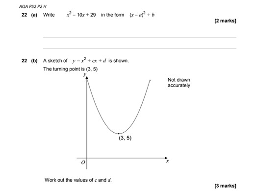 Quadratics Overview - GCSE Maths Exam Questions | Teaching Resources
