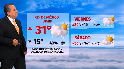 El clima para hoy 24 de abril de 2025, con Abimael Salas
