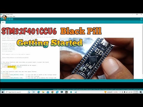 STM32 f401 ccu6 black pill getting started