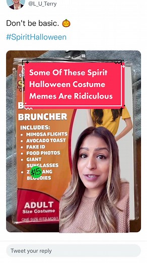 Some Of These Spirit Halloween Costume Memes Are Ridiculous We don't know who started the Spirit Halloween fake costume trend, but some of these memes have us laughing and cringing at the same time. The trend has people designing their own costume packages of funny or ironic outfits like