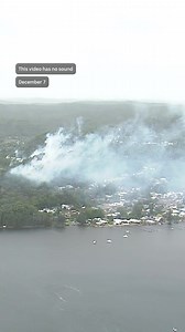 Aerial footage shows the destruction left by the Koolewong bushfire. At least 12 homes were lost in the Central Coast suburb, where firefighters are working to make safe the remnants of large hillside homes destroyed by the blaze. Follow the ABC News live blog here: https://www.abc.net.au/news/2025-12-07/heatwaves-fire-live-blog-december-6/106110894?utm_campaign=abc_news_web&utm_content=link&utm_medium=content_shared&utm_source=abc_news_web Choose your news on the ABC NEWS app and stay in the kn