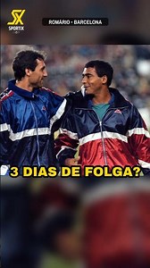 Romário bet on time off with Cruyff and scored 3 goals #soccer